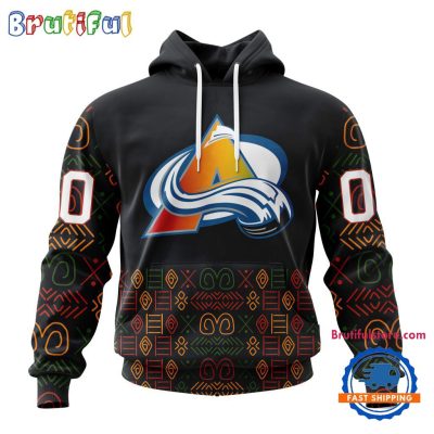 NHL Colorado Avalanche Special Design For Black History Month Hoodie, TShirt, Sweatshirt