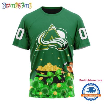 NHL Colorado Avalanche Special Design St.Patrick's Day T Shirt, Hoodie, Sweatshirt