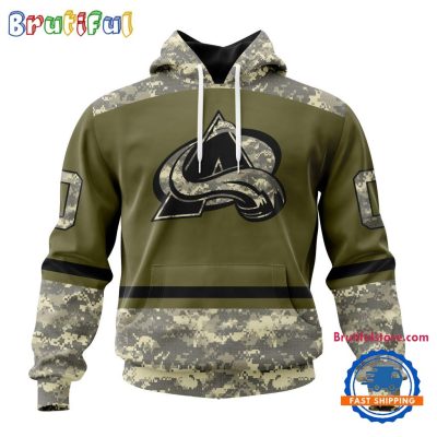 NHL Colorado Avalanche Special Veterans Military Appreciation Hoodie, TShirt, Sweatshirt