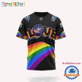 NHL Columbus Blue Jackets Lover LGBT Pride Month Personalized T Shirt, Hoodie, Sweatshirt