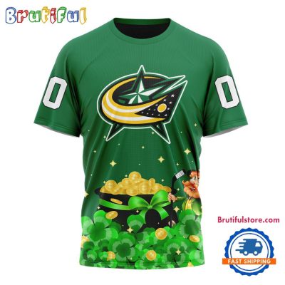 NHL Columbus Blue Jackets Special Design St.Patrick's Day T Shirt, Hoodie, Sweatshirt