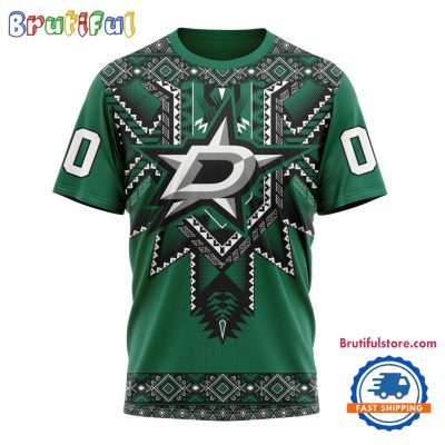 NHL Dallas Stars Special Native American Heritage Design T Shirt, Hoodie, Sweatshirt