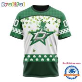 NHL Dallas Stars St. Patrick's Day For Hockey Fans New Design T Shirt