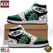 NHL Dallas Stars Team Mascot New Design Custom Name Air Jordan 1 Shoes