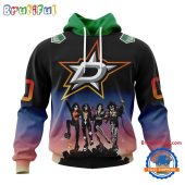 Nhl Dallas Stars X Kiss Band Special Hockey Team Music Design Unisex Hoodie9127.jpg - demo10