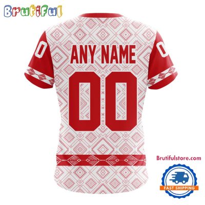 NHL Detroit Red Wings Hockey Team Native Heritage Design T Shirt, Hoodie, Sweatshirt