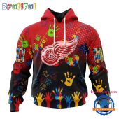 NHL Detroit Red Wings Special Autism Awareness Personalization Hoodie, TShirt, Sweatshirt