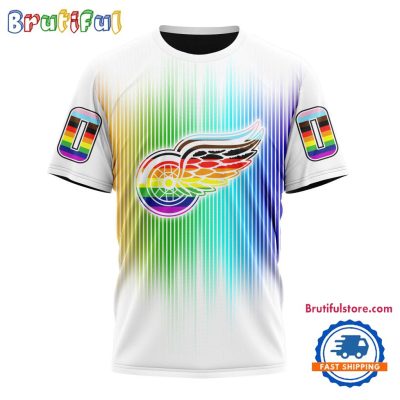 NHL Detroit Red Wings Special LGBT Design For Pride Month T Shirt, Sweatshirt, Hoodie