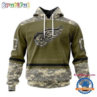 NHL Detroit Red Wings Special Veterans Military Appreciation Hoodie, TShirt, Sweatshirt