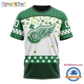 NHL Detroit Red Wings St. Patrick's Day For Hockey Fans New Design T Shirt