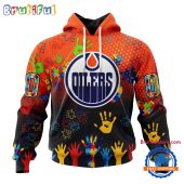 NHL Edmonton Oilers Special Autism Awareness Personalization Hoodie, TShirt, Sweatshirt