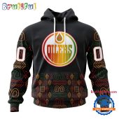 NHL Edmonton Oilers Special Design For Black History Month Hoodie, TShirt, Sweatshirt