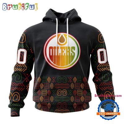 NHL Edmonton Oilers Special Design For Black History Month Hoodie, TShirt, Sweatshirt