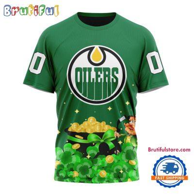 NHL Edmonton Oilers Special Design St.Patrick's Day T Shirt, Hoodie, Sweatshirt