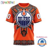 NHL Edmonton Oilers Special Native American Heritage Design T Shirt, Hoodie, Sweatshirt