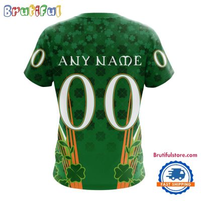 NHL Edmonton Oilers Special St. Patrick's Day All Over Print Shirts
