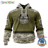 NHL Edmonton Oilers Special Veterans Military Appreciation Hoodie, TShirt, Sweatshirt