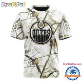 NHL Edmonton Oilers Special White Winter Hunting Camo T Shirt, Hoodie, Sweatshirt