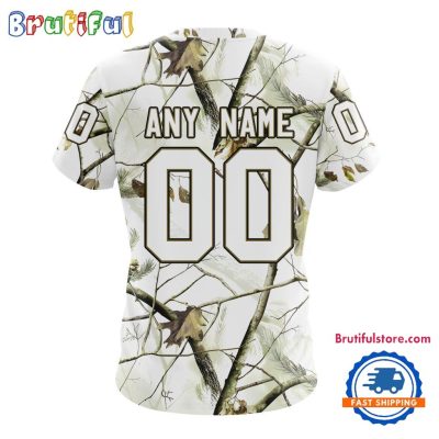 NHL Edmonton Oilers Special White Winter Hunting Camo T Shirt, Hoodie, Sweatshirt