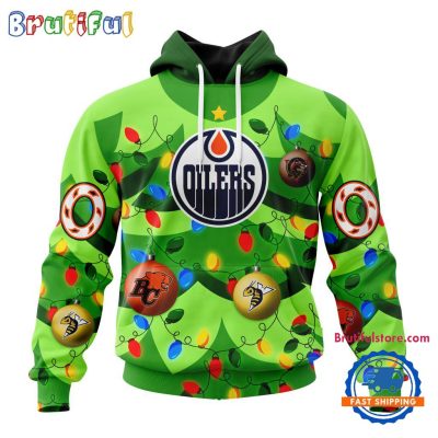 NHL Edmonton Oilers Specialized Christmass Tree Color And City's Sport Teams Hoodie, Sweatshirt, T Shirt