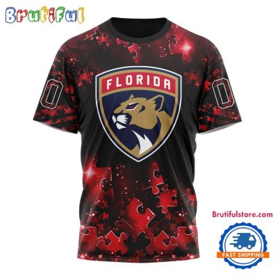 NHL Florida Panthers Autism Awareness Hockey New Design TShirt, Sweatshirt, Hoodie