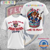 NHL Florida Panthers Hockey Team Mascot Design Happy Easter Day T Shirt