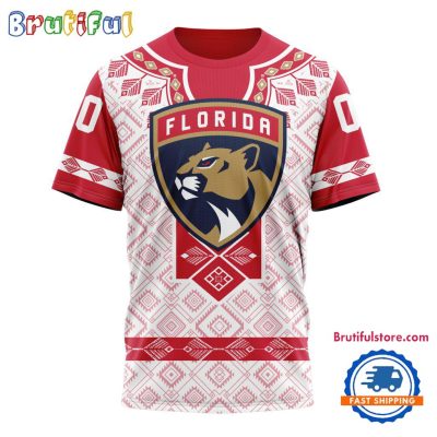 NHL Florida Panthers Hockey Team Native Heritage Design T Shirt, Hoodie, Sweatshirt
