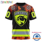 NHL Florida Panthers Special Honoring Firefighters Design T Shirt, Hoodie, Sweatshirt