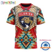 NHL Florida Panthers Special Native American Costume Hockey Team Design T Shirt, Hoodie, Sweatshirt