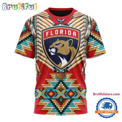 NHL Florida Panthers Special Native American Costume Hockey Team Design T Shirt, Hoodie, Sweatshirt