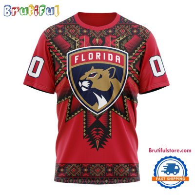 NHL Florida Panthers Special Native American Heritage Design T Shirt, Hoodie, Sweatshirt