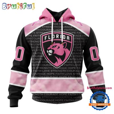 NHL Florida Panthers Special Pink Fight Breast Cancer Art Hoodie, T Shirt, Sweatshirt
