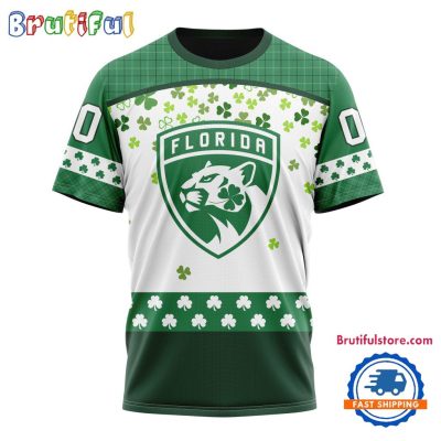 NHL Florida Panthers St. Patrick's Day For Hockey Fans New Design T Shirt
