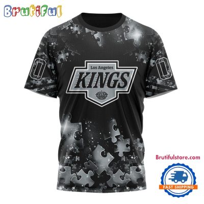 NHL Los Angeles Kings Autism Awareness Hockey New Design TShirt, Sweatshirt, Hoodie