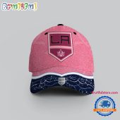 NHL Los Angeles Kings Hockey Fights Against Cancer Design Cap