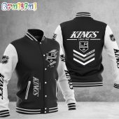 NHL Los Angeles Kings Hockey Team Personalized Varsity Baseball Jacket