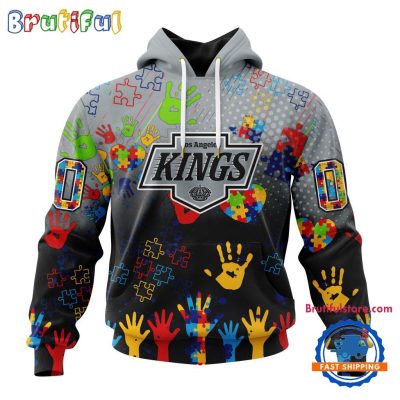 NHL Los Angeles Kings Special Autism Awareness Personalization Hoodie, TShirt, Sweatshirt