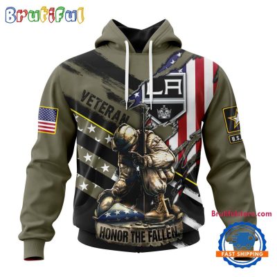 NHL Los Angeles Kings Special Hockey Honor Veterans And Their Families Hoodie, TShirt, Sweatshirt