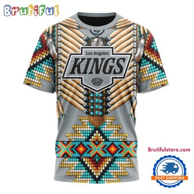 NHL Los Angeles Kings Special Native American Costume Hockey Team Design T Shirt, Hoodie, Sweatshirt