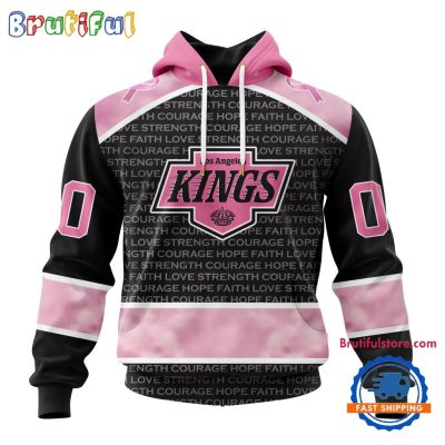 NHL Los Angeles Kings Special Pink Fight Breast Cancer Art Hoodie, T Shirt, Sweatshirt