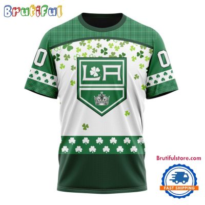 NHL Los Angeles Kings St. Patrick's Day For Hockey Fans New Design T Shirt