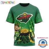 NHL Minnesota Wild Personalize St. Patrick's Day Hockey Team T Shirt, Hoodie, Sweatshirt