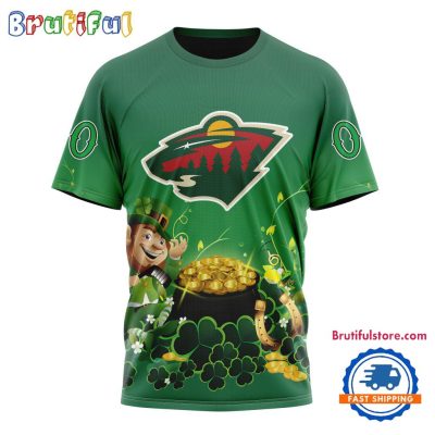 NHL Minnesota Wild Personalize St. Patrick's Day Hockey Team T Shirt, Hoodie, Sweatshirt