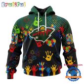 NHL Minnesota Wild Special Autism Awareness Personalization Hoodie, TShirt, Sweatshirt