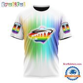NHL Minnesota Wild Special LGBT Design For Pride Month T Shirt, Sweatshirt, Hoodie