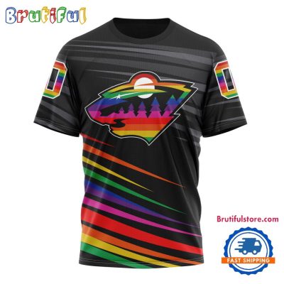 NHL Minnesota Wild Special Pride Design Hockey Is For Everyone T Shirt, Hoodie, Sweatshirt