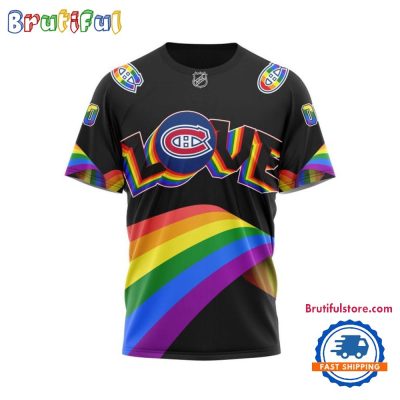 NHL Montreal Canadiens Lover LGBT Pride Month Personalized T Shirt, Hoodie, Sweatshirt