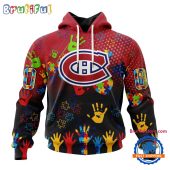 NHL Montreal Canadiens Special Autism Awareness Personalization Hoodie, TShirt, Sweatshirt