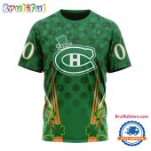 NHL Montreal Canadiens Special St. Patrick's Day All Over Print Shirts
