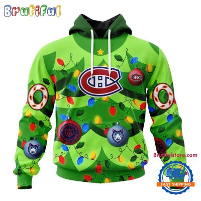 NHL Montreal Canadiens Specialized Christmass Tree Color And City's Sport Teams Hoodie, Sweatshirt, T Shirt